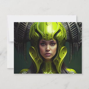 Postkarten Mädchen Futurismus