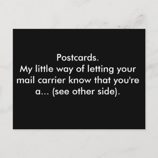 Postkarten. Meine kleine Art, deine Post lassen.. Postkarte