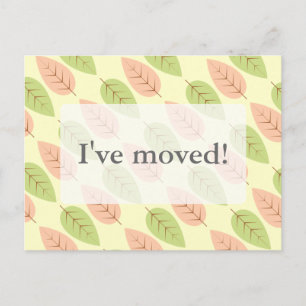 Postkarten mit leerem Druck   Herbstblattgestaltun