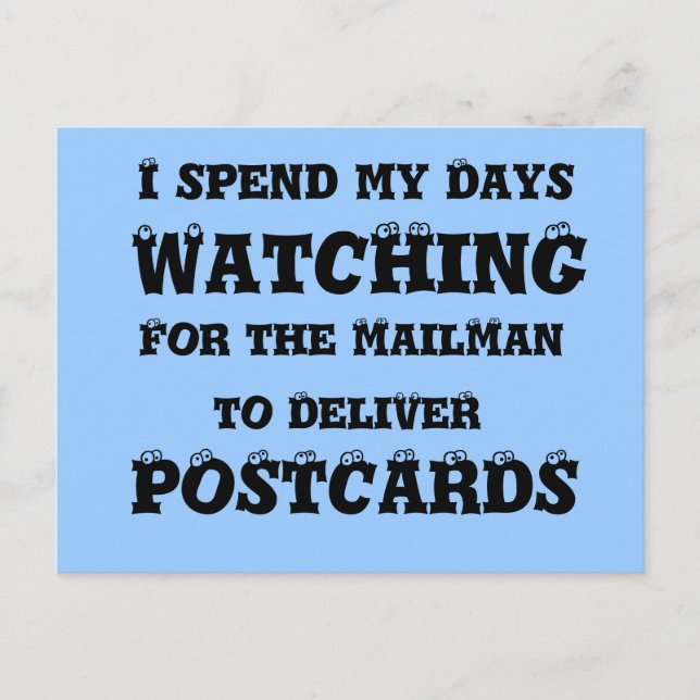 Postkarten per E-Mail - Funny Eyes Postcard (Vorderseite)
