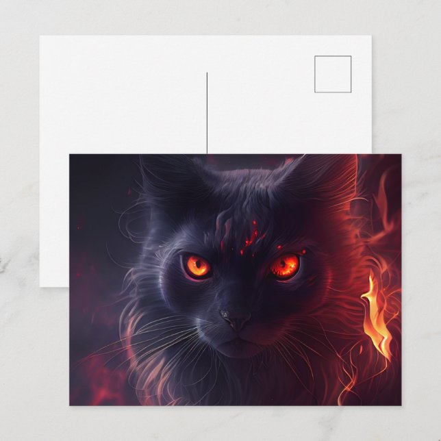 Postkarten Red (Vorne/Hinten)