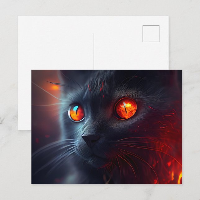 Postkarten Red (Vorne/Hinten)