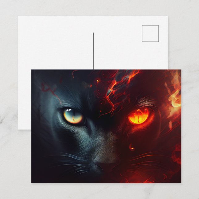 Postkarten Red (Vorne/Hinten)