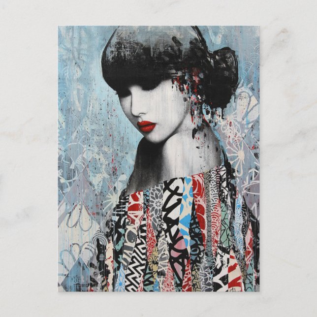 Postkarten - Roter Lipstick (Vorderseite)