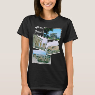 Postkarten von Athen, Griechenland T-Shirt