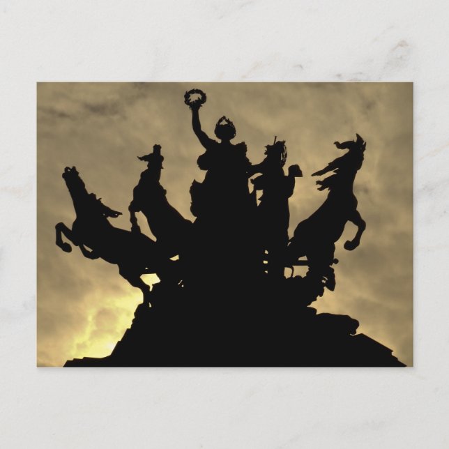 Postkarten von Paris, antiker Stil (Vorderseite)