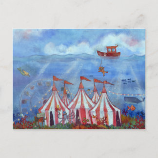 Postkarten Whimsical Unterwasserzirkus