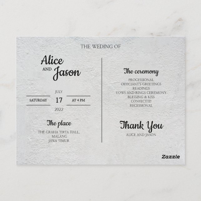 Postkartenablagerung Postkarte (Rückseite)