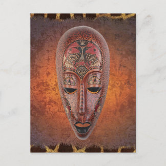 Postkartenafrikanisches Design für Jeder Anlass Postkarte
