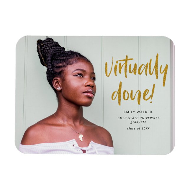 Postkartenanzeige für Abschlüsse Magnet (Horizontal)