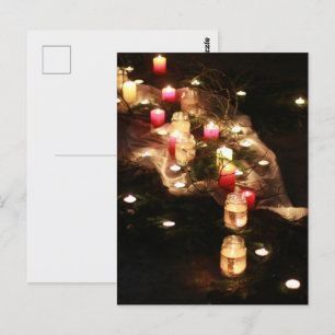 Postkartendesign für den Candlelit-Pfad - Anpassba Postkarte