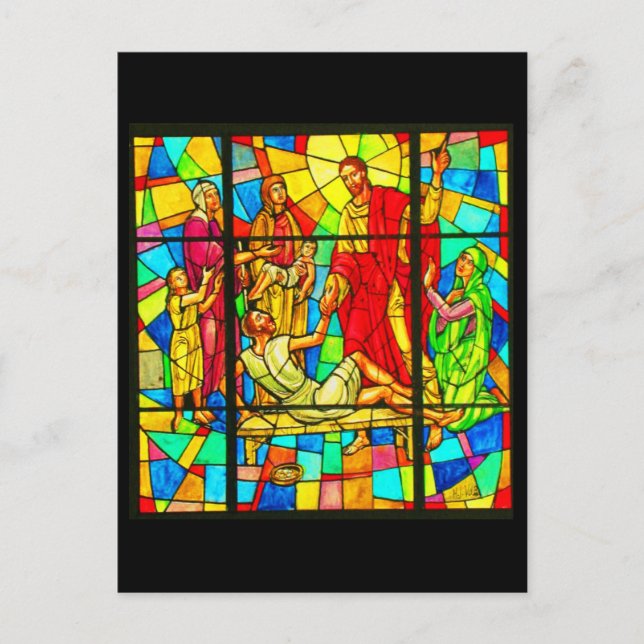 Postkartenfestes Glas-27 Postkarte (Vorderseite)