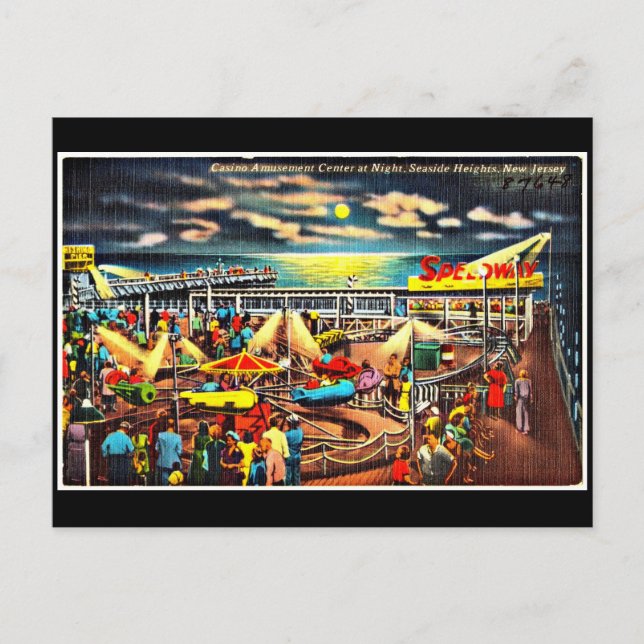 Postkartenkarneval/Vergnügung-5 Postkarte (Vorderseite)