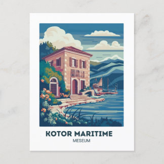 Postkartenreise zum Kotor Maritime Museum Postkarte