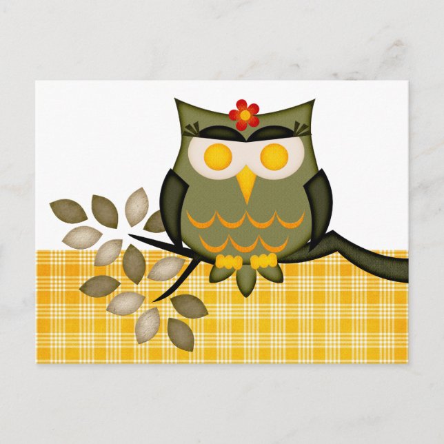 Postkartenschüssel im Baum Postkarte (Vorderseite)