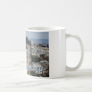 Postkartenstil San Francisco Kaffeetasse