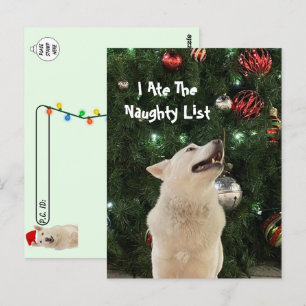 Postkreuzung - Kristallweihnachtliche Weihnachten Postkarte