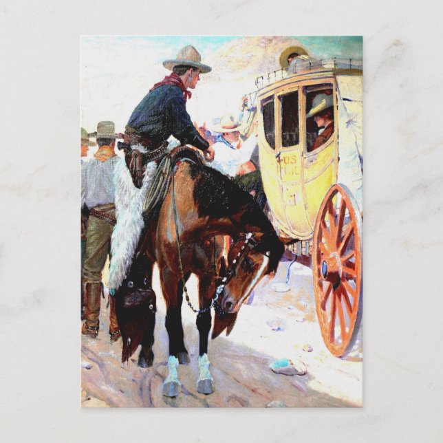 Postkutsche Postkarte (Vorderseite)