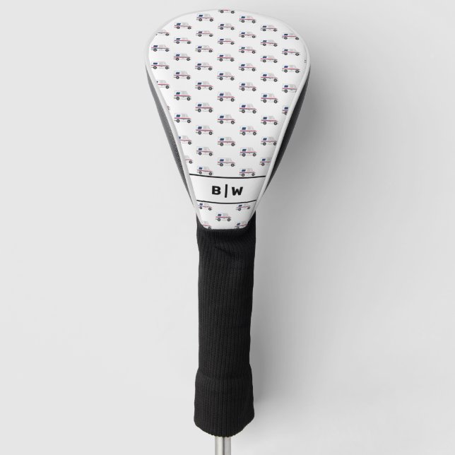 Postkutscher Golf Headcover (Vorderseite)
