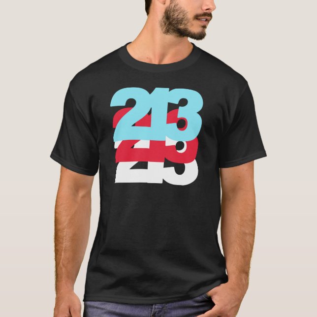 Postleitzahl 213 T-Shirt (Vorderseite)