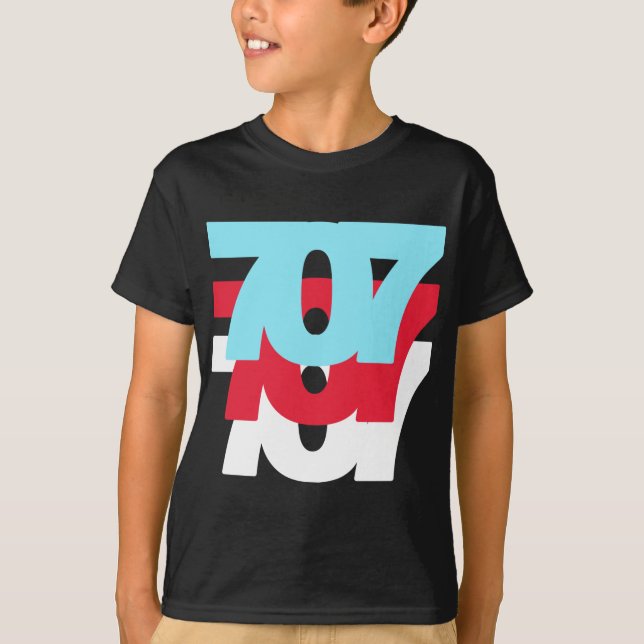 Postleitzahl 707 T-Shirt (Vorderseite)