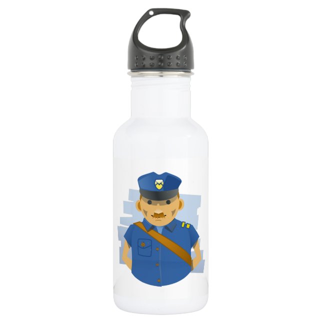Postman Edelstahlflasche (Vorderseite)
