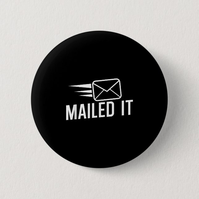 Postman-Geschenk für Postfacharbeiter Button (Vorderseite)