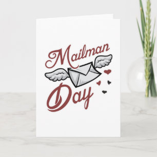 Postman Job Post Mail Mailman Tag Lieferung Gesche Karte