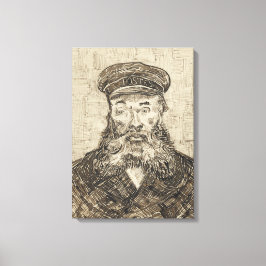 Postman Joseph Roulin (Sepia Sketch) (von van Gogh Leinwanddruck