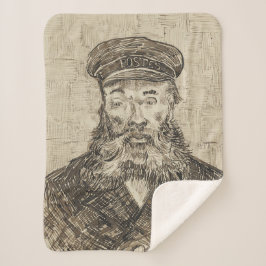 Postman Joseph Roulin (Sepia Sketch) (von van Gogh Sherpadecke
