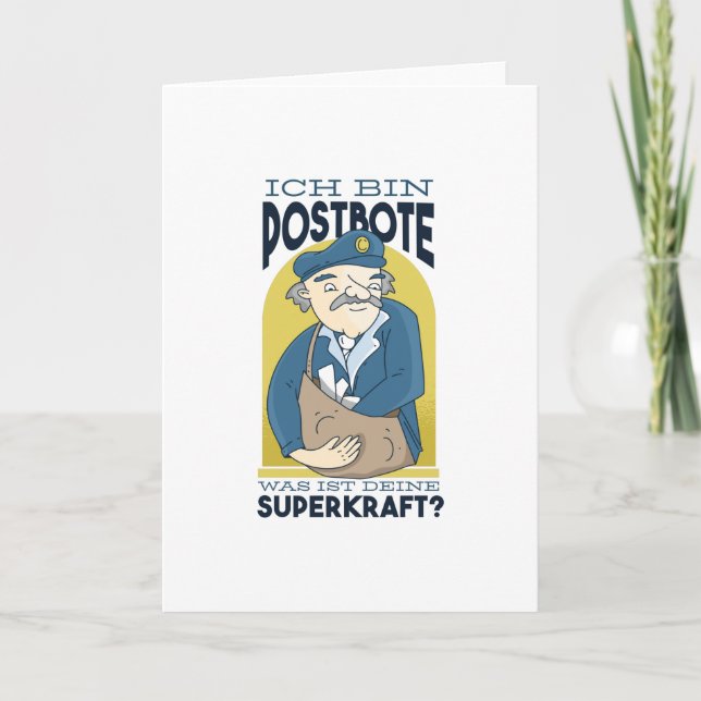 Postman Karte (Vorderseite)