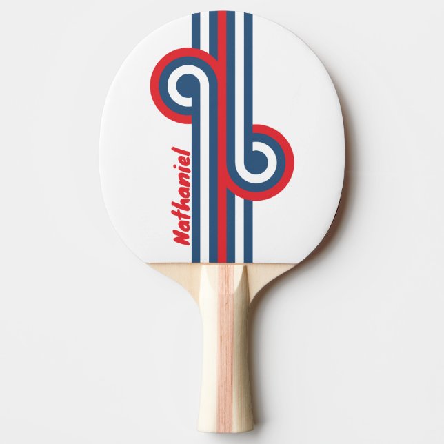 Postman Nostalgic Loop mit Namen Tischtennis Schläger (Vorderseite)