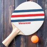 Postman Nostalgische Streifen mit Namen Tischtennis Schläger<br><div class="desc">Bringen Sie eine Touch Retro-Flair in Ihr Spiel mit dem Postman Nostalgic Stripes Ping Pong Paddle und zeigen Sie fette, klassische Streifen, die Ihrem Spiel eine unterhaltsame, Vintage Atmosphäre verleihen. Personalisieren Sie es mit Ihrem Namen für eine einzigartige, persönliche Touch, die sich auf dem Tisch hervorhebt. Egal ob Sie dienen...</div>