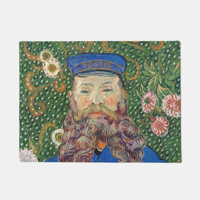 Postman Portrait von Van Gogh Fußmatte (Vorderseite)