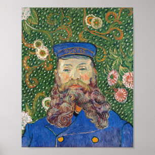 Postman Portrait von Van Gogh Poster
