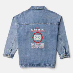 Postman Postal Worker 13 Jeansjacke