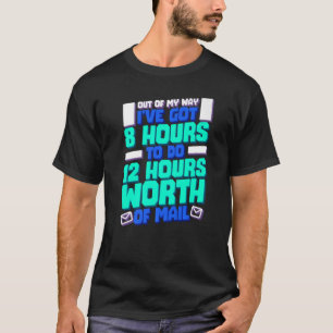 Postman Worker Postal Worker Mailman Mail Delivery T-Shirt