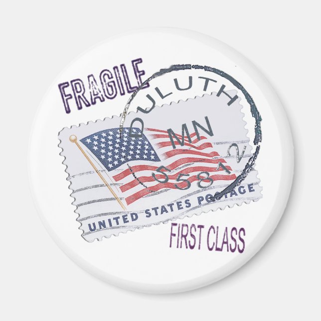 Postmark Duluth 55812 Magnet (Vorne)