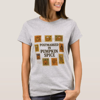 Postmarkiert in Pumpkin Gewürz-Shirt - Fall Postag T-Shirt