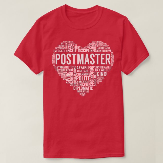 Postmeisterherz T-Shirt (Design vorne)