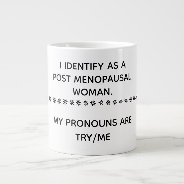 Postmenopausal Jumbo-Tasse (Vorderseite)