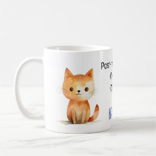 Postmenopausale Kinderkatze Lady für Kamala-Tasse Kaffeetasse
