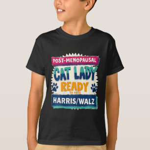 postmenopausale kinderlose Katze Lady bereit zur A T-Shirt