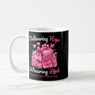 Postmitarbeiter-Brustkrebs-Bewusstsein Oktober Tra Kaffeetasse