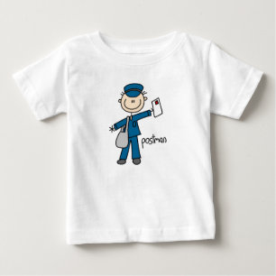 Postmitarbeiter-Strichmännchen Baby T-shirt