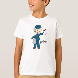 Postmitarbeiter-Strichmännchen T-Shirt