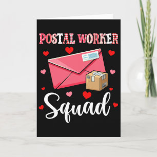 Postmitarbeiter-Team Süße Werkzeuge Valentinstag H Karte