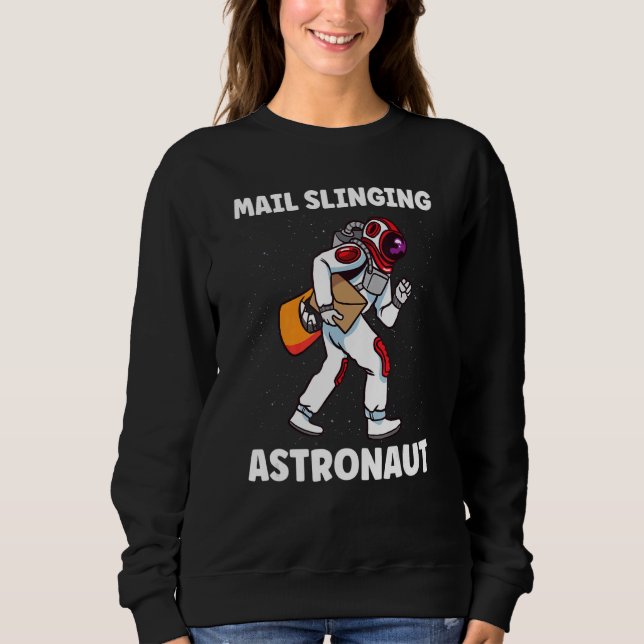 Postmitarbeiterin Briefdame Postzustellerin Postas Sweatshirt (Vorderseite)