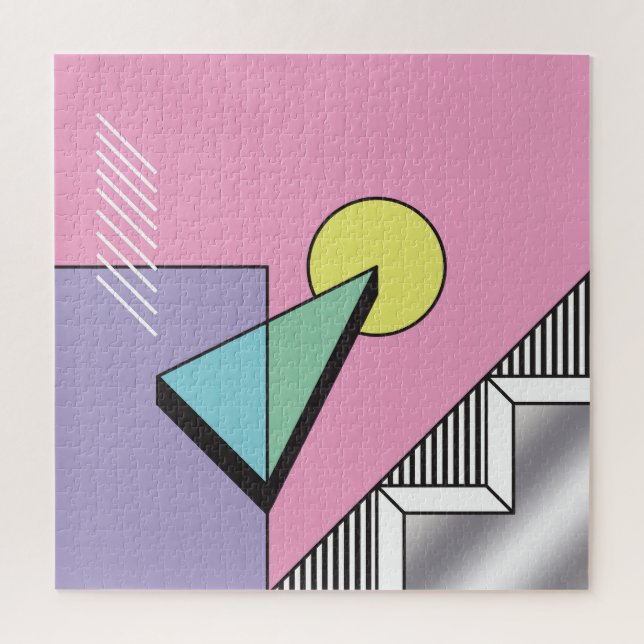 Postmoderne Geometrie: Abstrakte Zusammensetzung Puzzle (Vertikal)