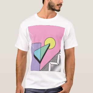 Postmoderne Geometrie: Abstrakte Zusammensetzung T-Shirt